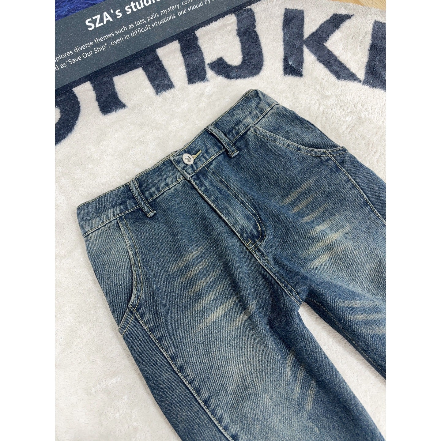 knife-cut wide-leg pants for men