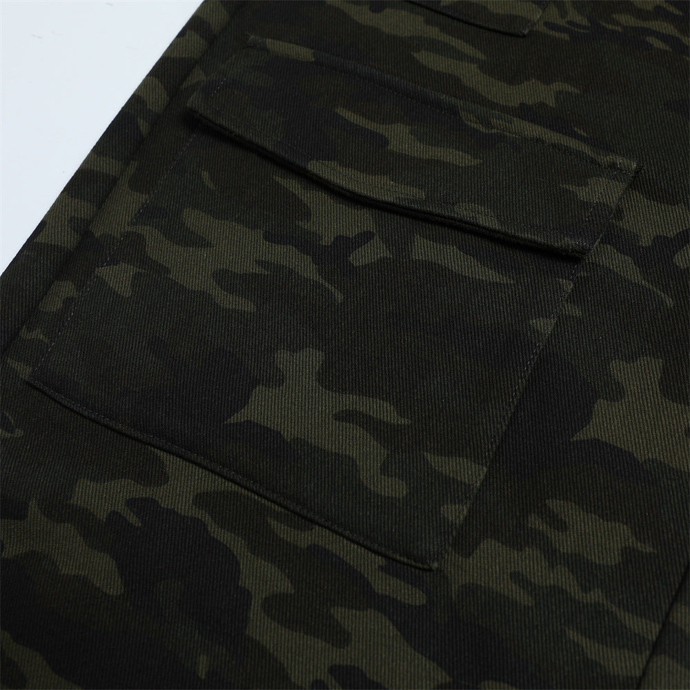 Camouflage workwear pants for men