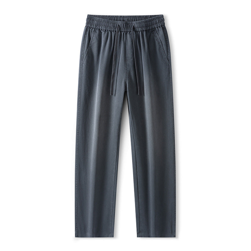 Style Casual Tapered Straight Leg Pants for Men