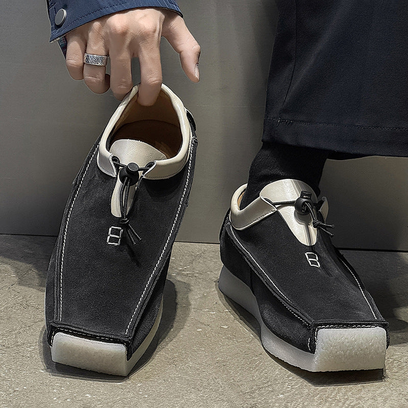 Lefu leisure lazy person steps on a set of shoes
