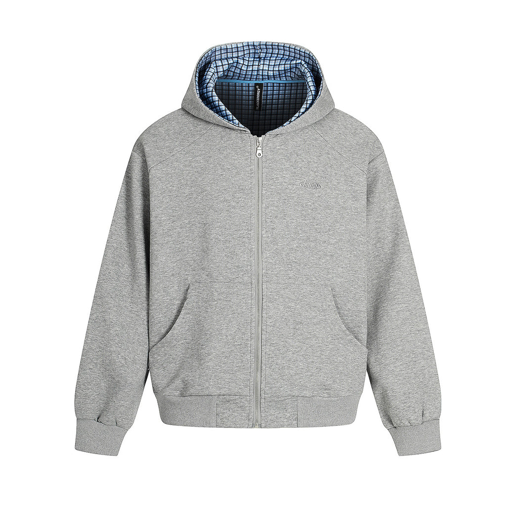 Splicing cardigan zipper hoodie for men