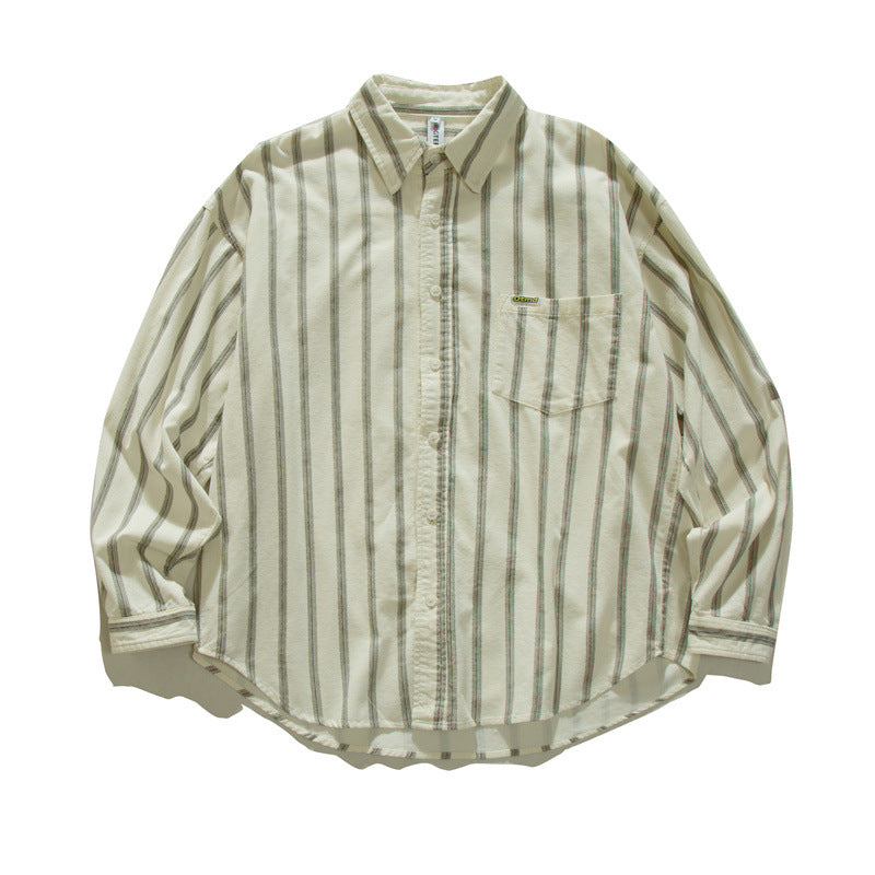 Casual Striped Long Sleeve Shirt