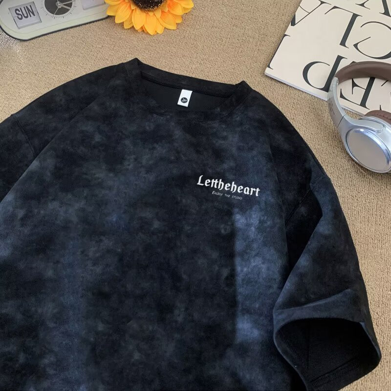 Tie-Dye Short Sleeve T-Shirt for Men