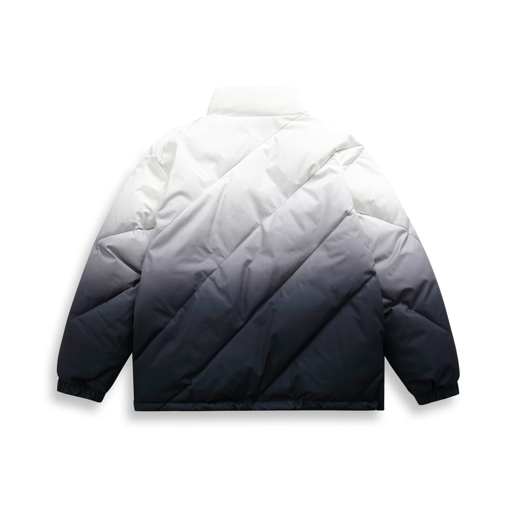Letter embroidery gradient cotton jacket