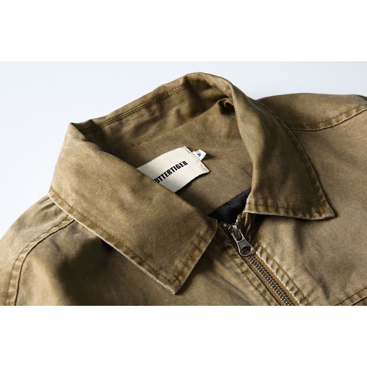 ButterTiger Washed Cotton Workwear Jacket for Men