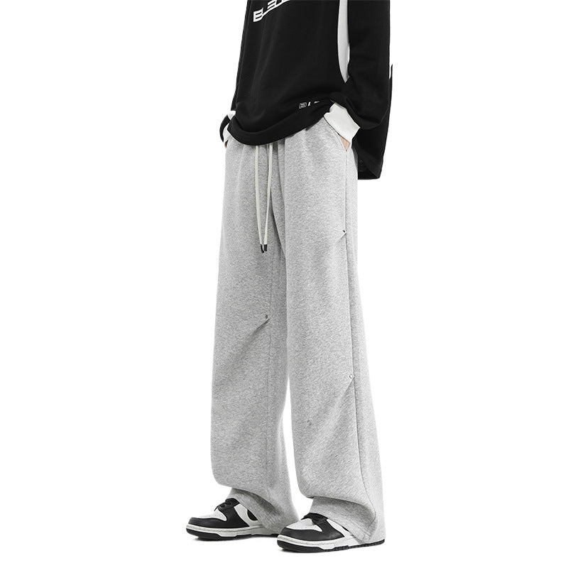 Loose Wide-Leg Trousers for Men