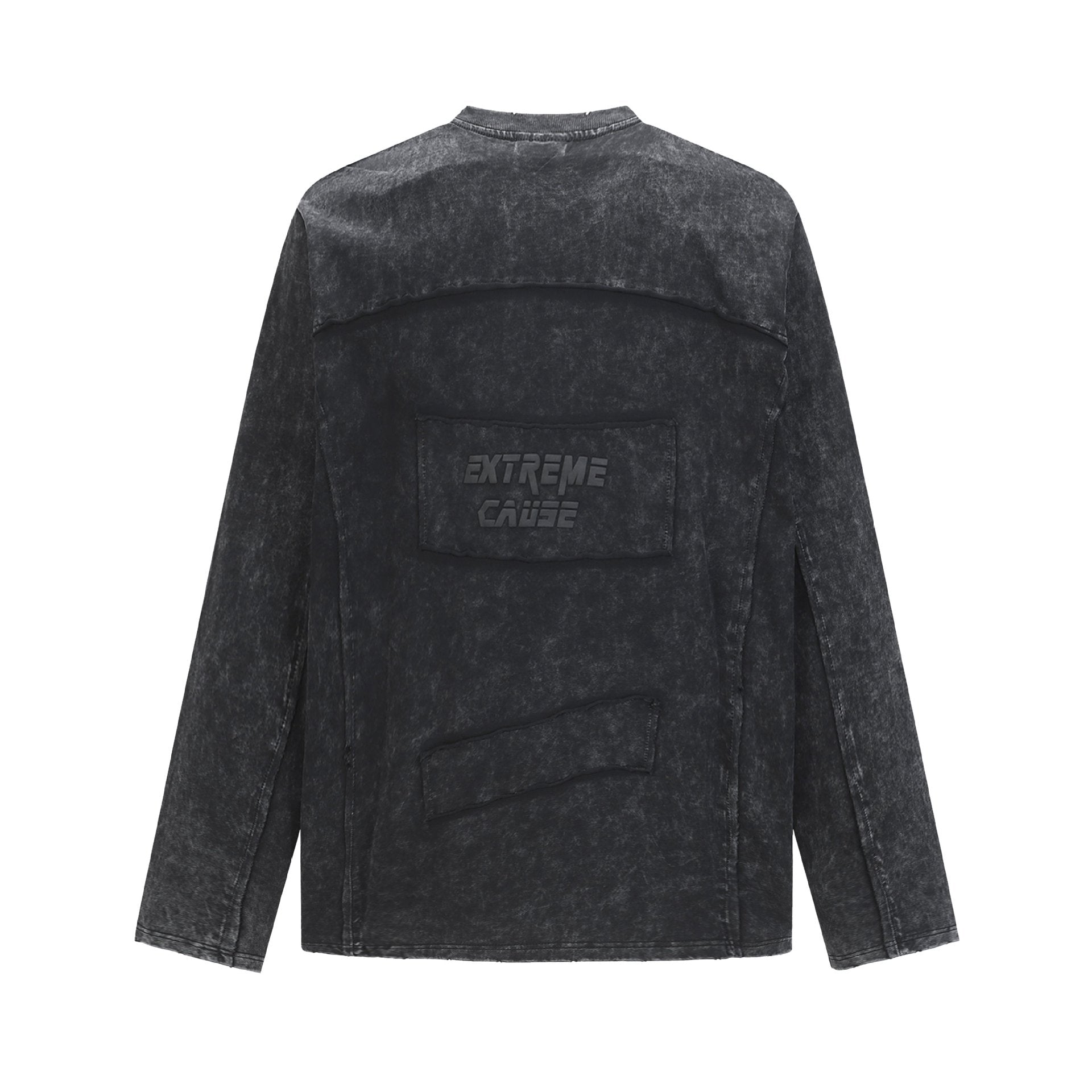 Wash and make old frayed hoodies with water