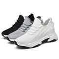 Tie-up Height-Increasing Shoes, Breathable Mesh Casual Shoes