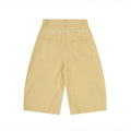 Washed denim cropped pants for men