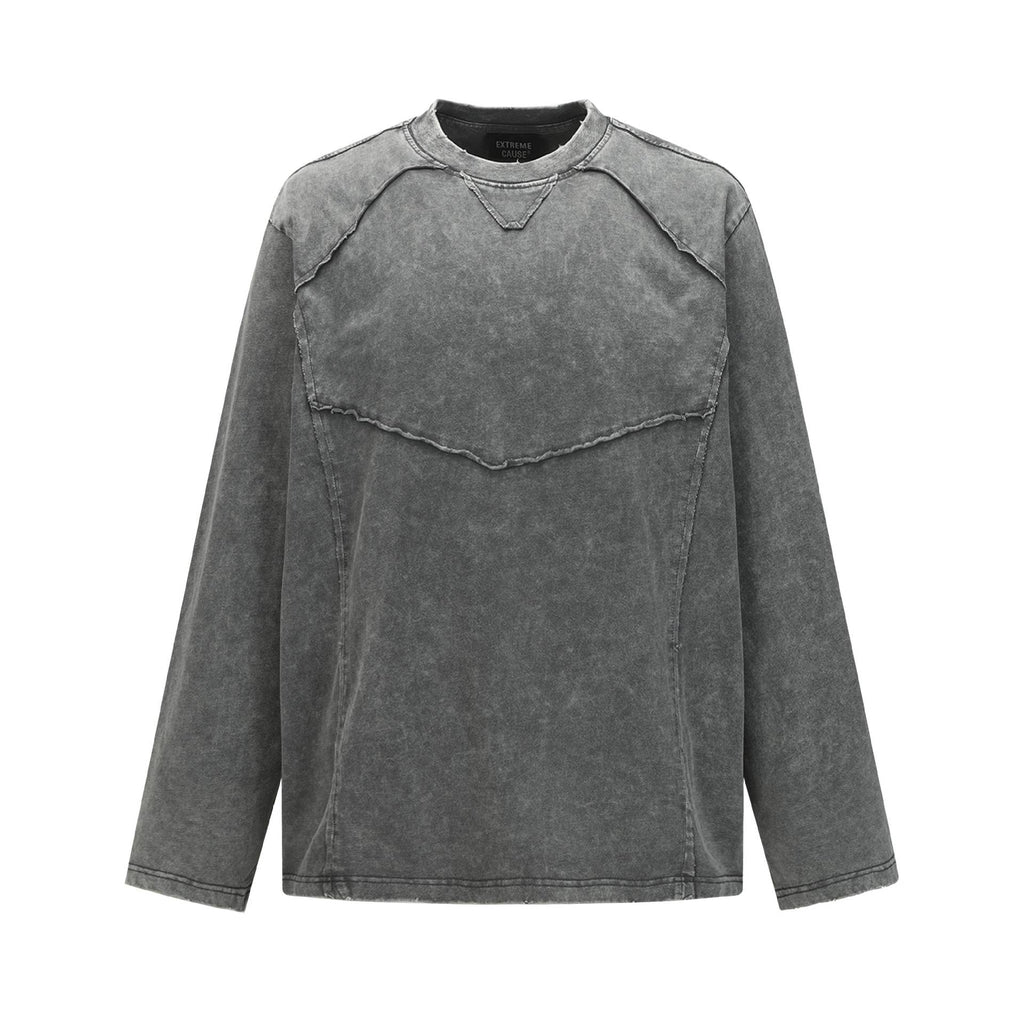 Wash and make old frayed hoodies with water