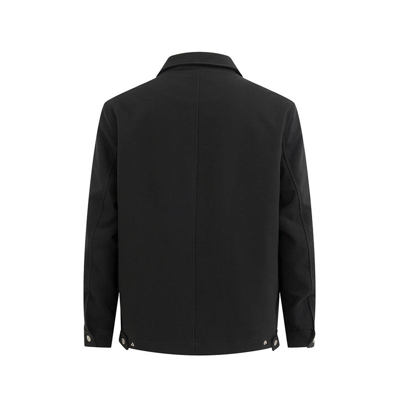 Fold collar jacket for men and women