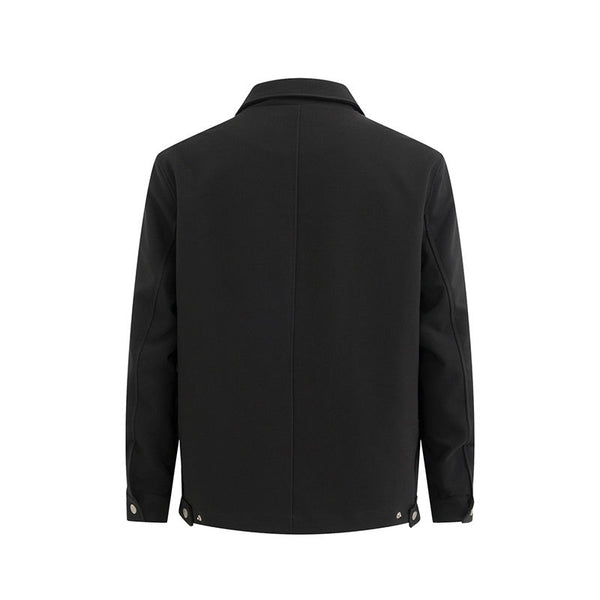 Fold collar jacket for men and women