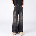 Ripped denim jeans