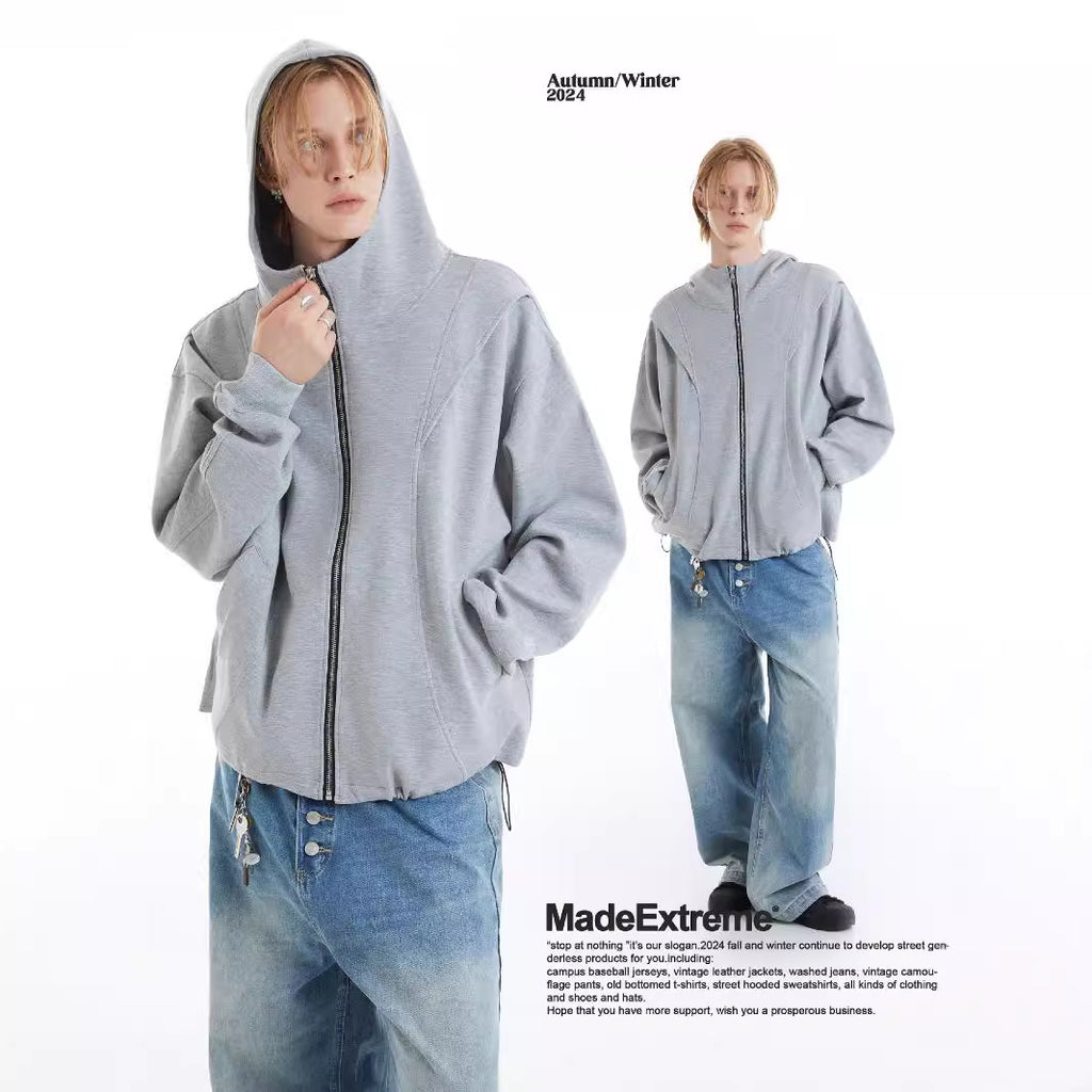 Cleanfit Zip-Up Hoodie for Men