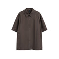Ethnic Pattern Embroidered Short Sleeve Shirt for Men