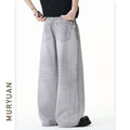 Minimalist Gray Denim Pants for Men