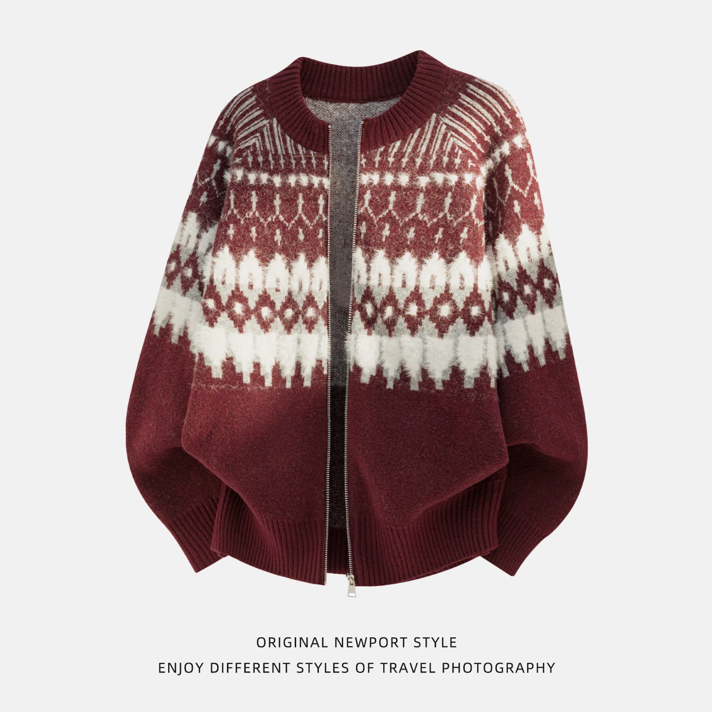 Ethnic style sweater
