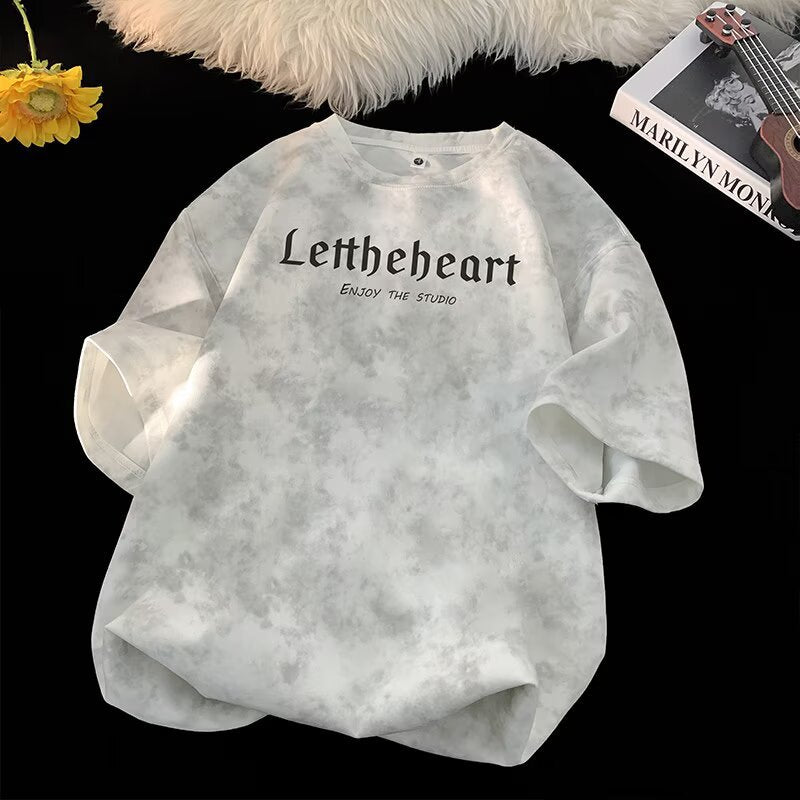 Tie-Dye Short Sleeve T-Shirt for Men
