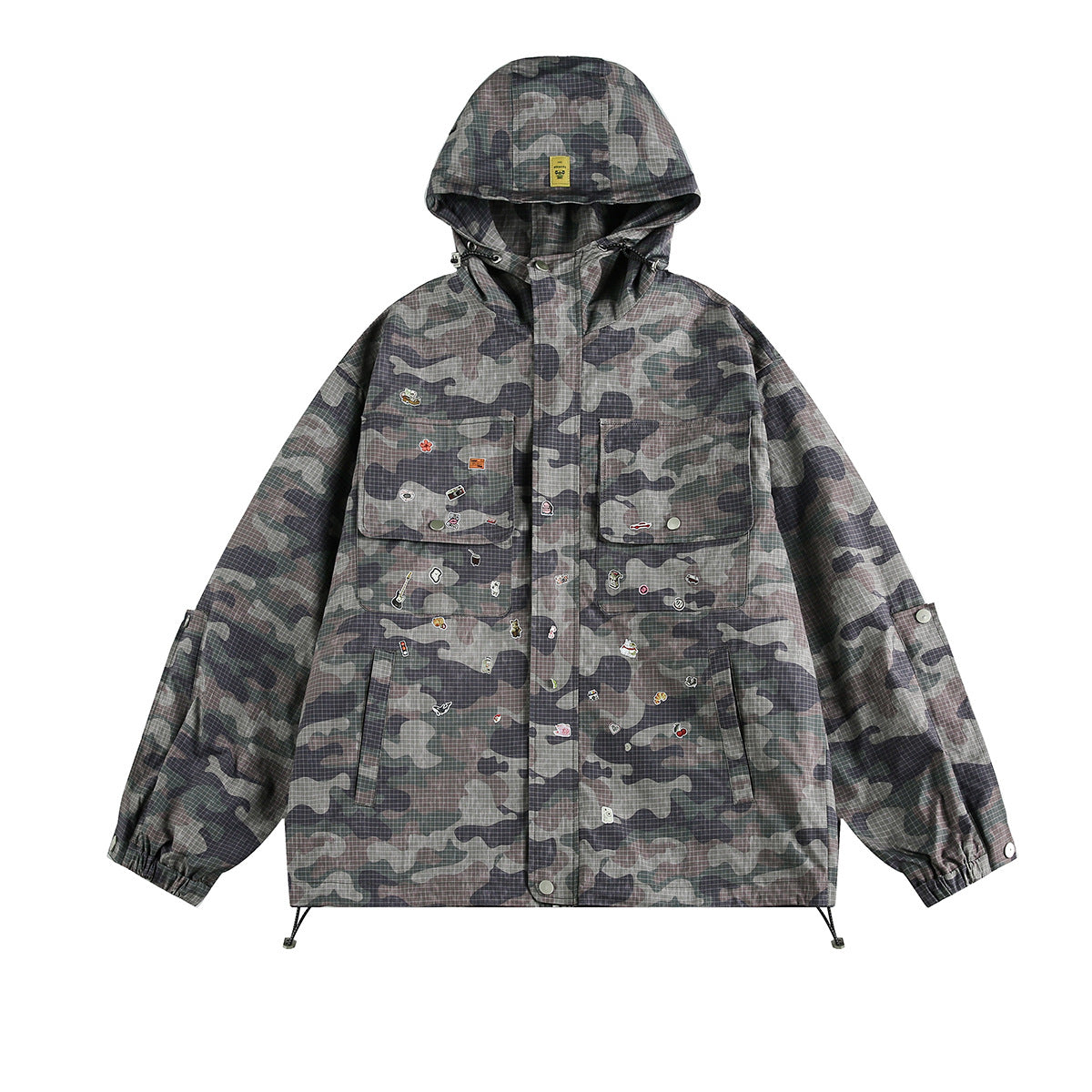 Camouflage jacket hooded jacket for men
