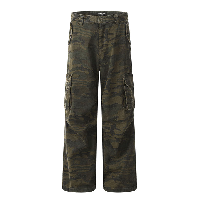 Camouflage casual pants for men and women