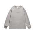 Vintage Small Letter Print Loose Hoodie