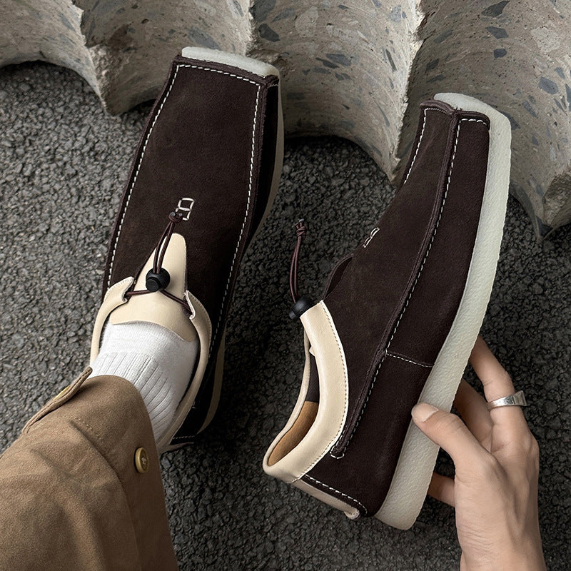 Lefu leisure lazy person steps on a set of shoes