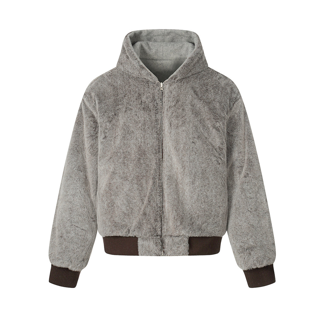 Zipper hooded sweatshirt for men