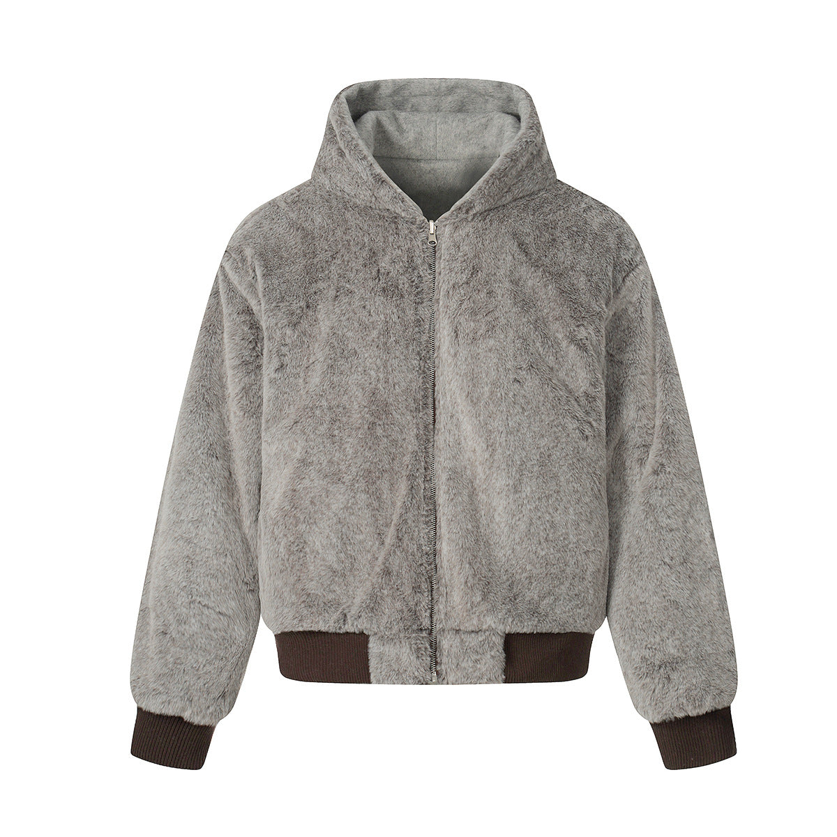 Zipper hooded sweatshirt for men