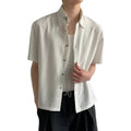 Casual Striped Short Sleeve Shirt for Men