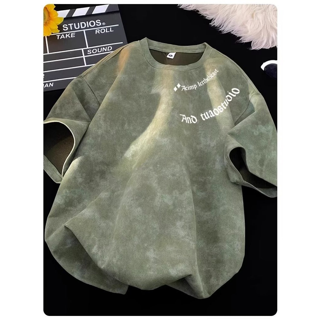Tie-Dye Short Sleeve T-Shirt for Men