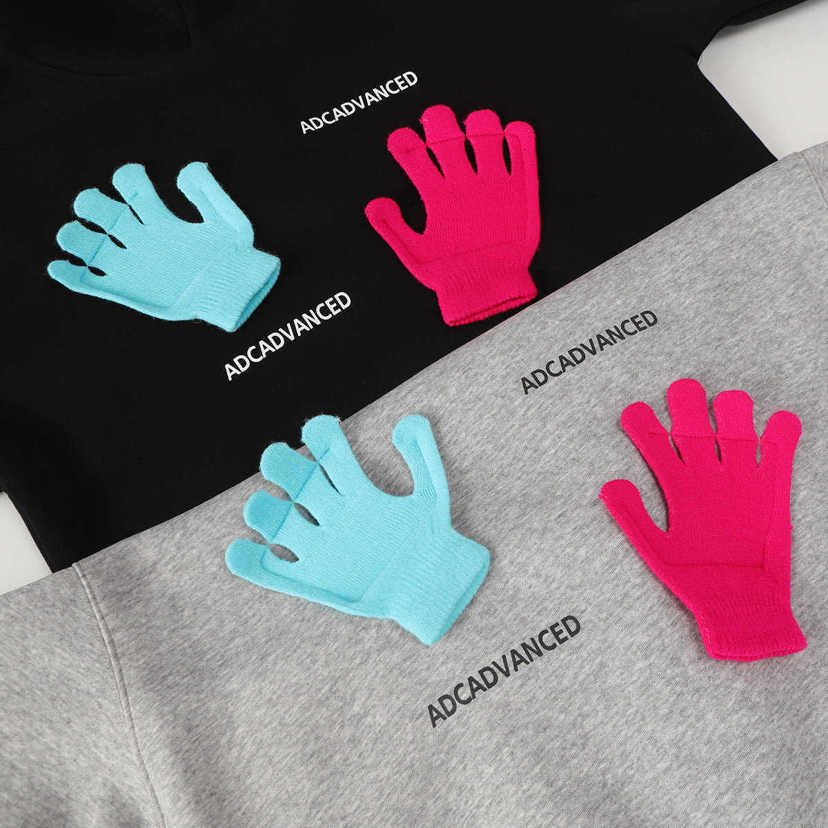 Gloves hooded sweatshirt for men and women