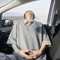 Striped Short Sleeve Polo Shirt for Men