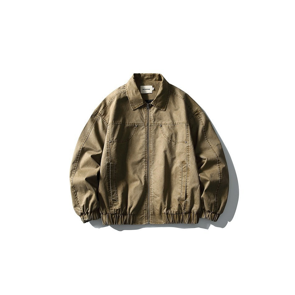 ButterTiger Washed Cotton Workwear Jacket for Men