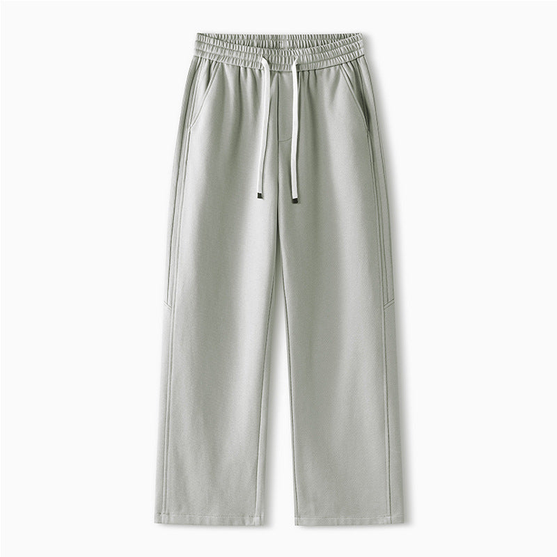 Cleanfit Simple Knit Stripe Casual Pants for Men
