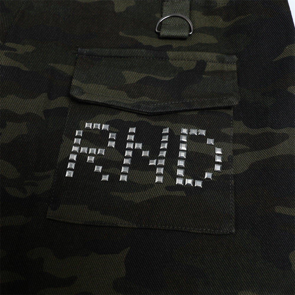Camouflage workwear pants for men