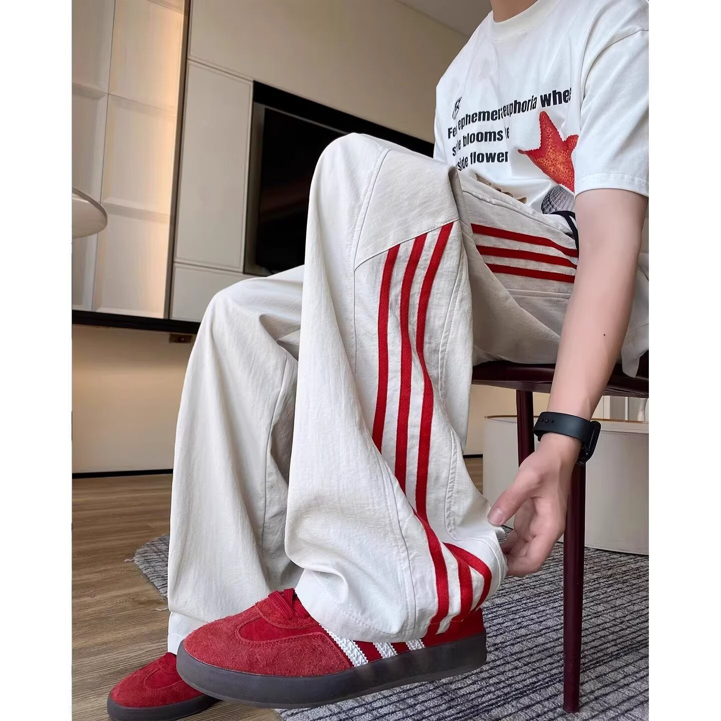 quick-dry ice silk pants for men