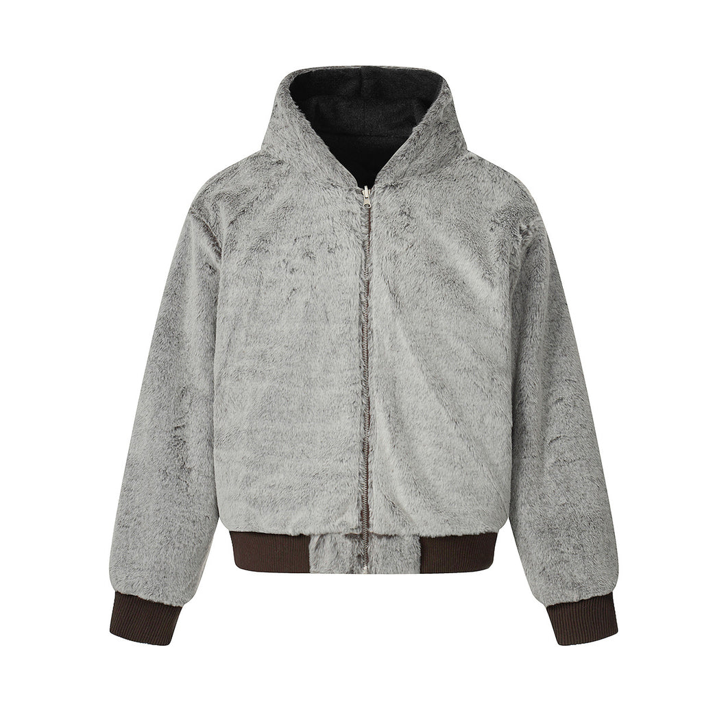 Zipper hooded sweatshirt for men