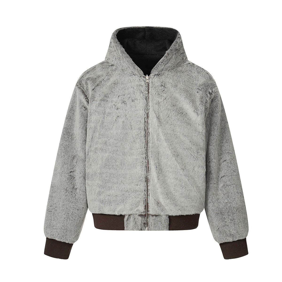 Zipper hooded sweatshirt for men