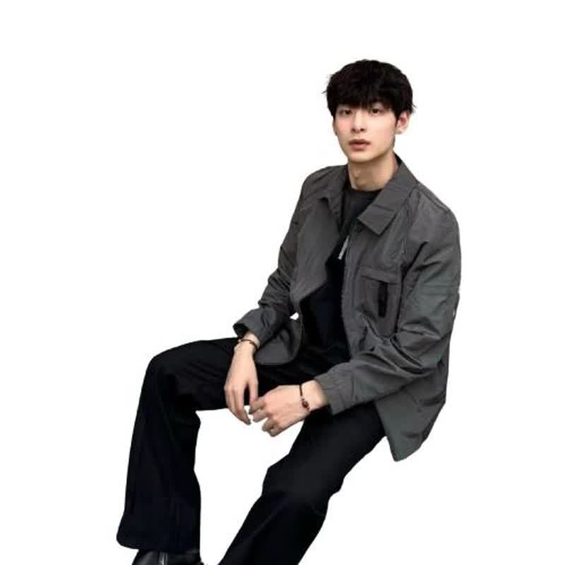 Protection Jacket for Men, Loose Zip-Up Jacket