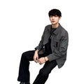 Protection Jacket for Men, Loose Zip-Up Jacket