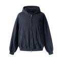 Loose deconstruction zipper hoodie for men