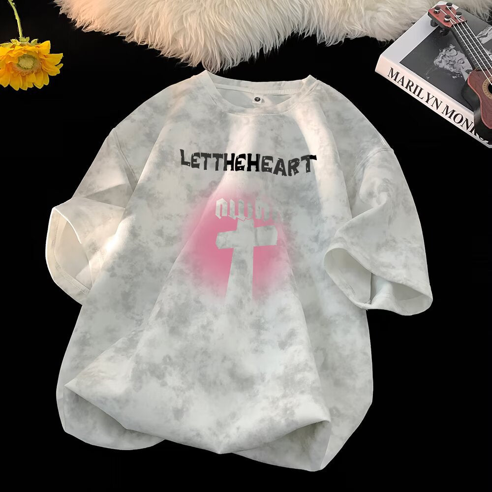 Tie-Dye Short Sleeve T-Shirt for Men