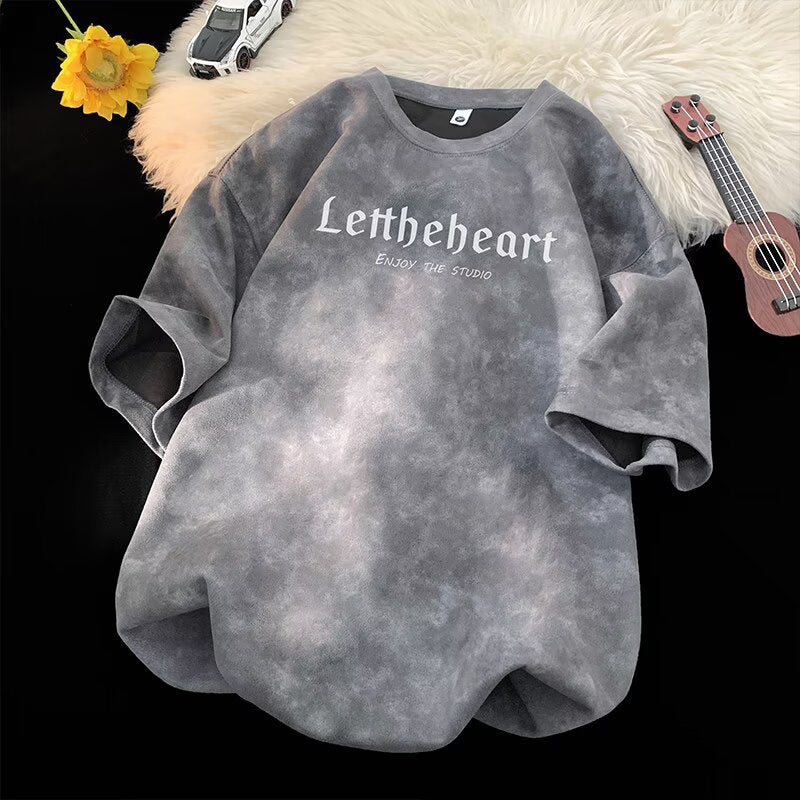 Tie-Dye Short Sleeve T-Shirt for Men