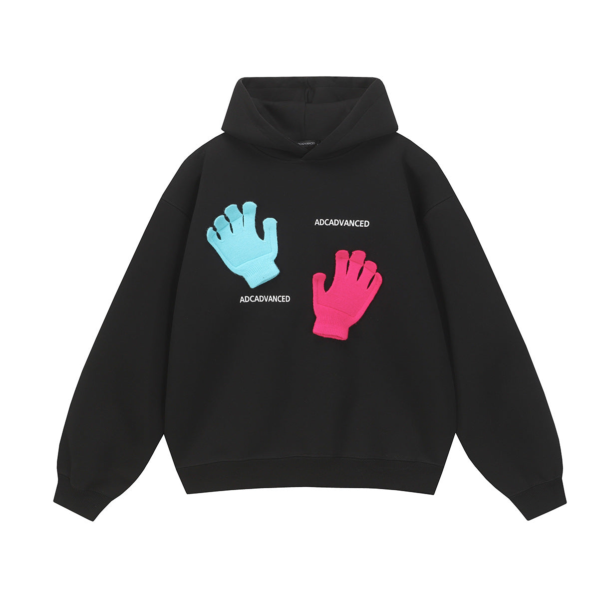 Gloves hooded sweatshirt for men and women