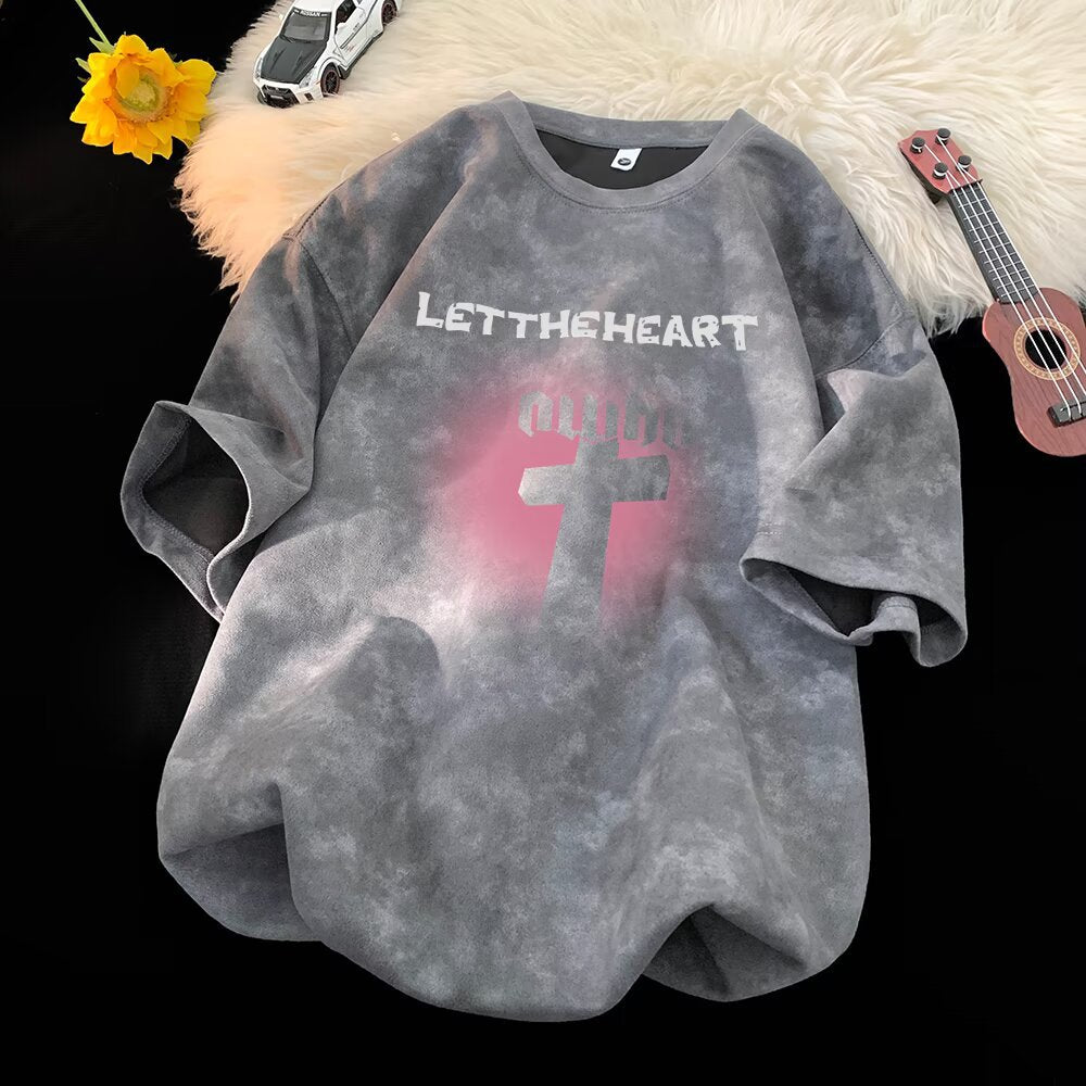 Tie-Dye Short Sleeve T-Shirt for Men