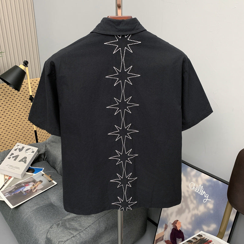 Trendy Casual Short Sleeve Shirt for Men