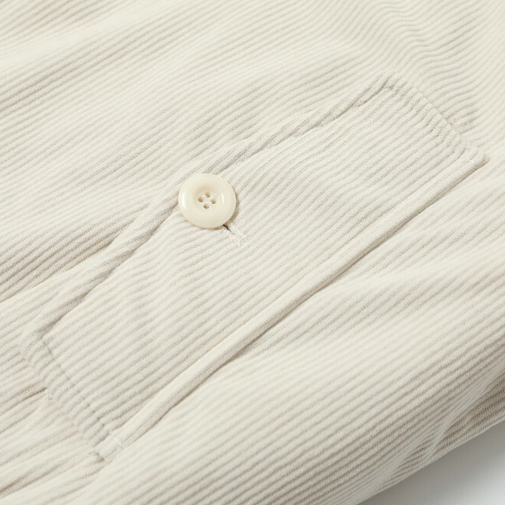 Embroidered corduroy cotton jacket for men