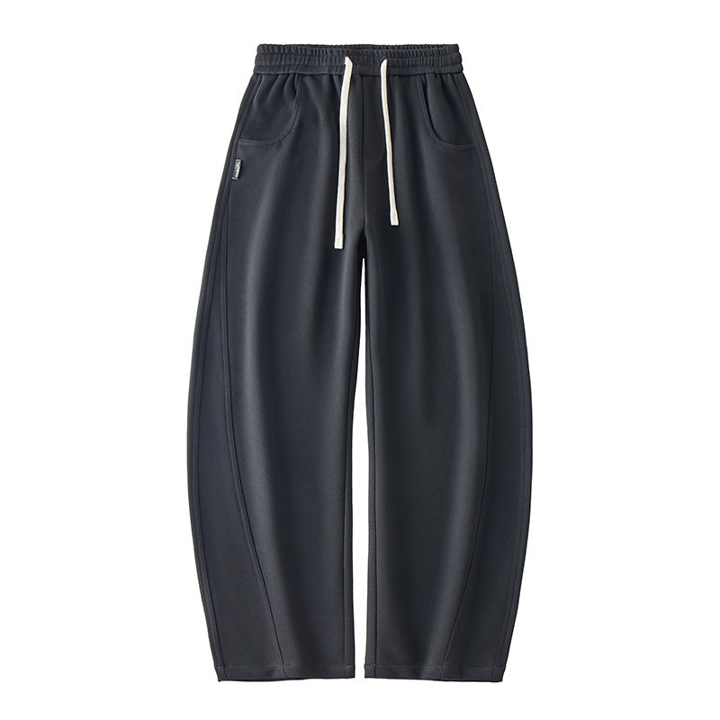 Style Patchwork Knit Knife Pants for Men