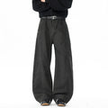Washed Patchwork Knife Pants for Men and Women