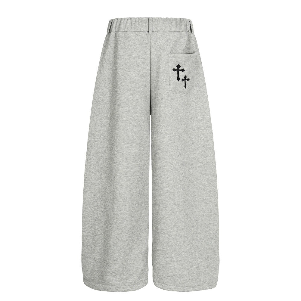Loose wide leg pants for men
